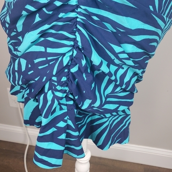 Lands End One Piece Swimsuit Ruffle Hem Swimdress - Picture 9 of 13